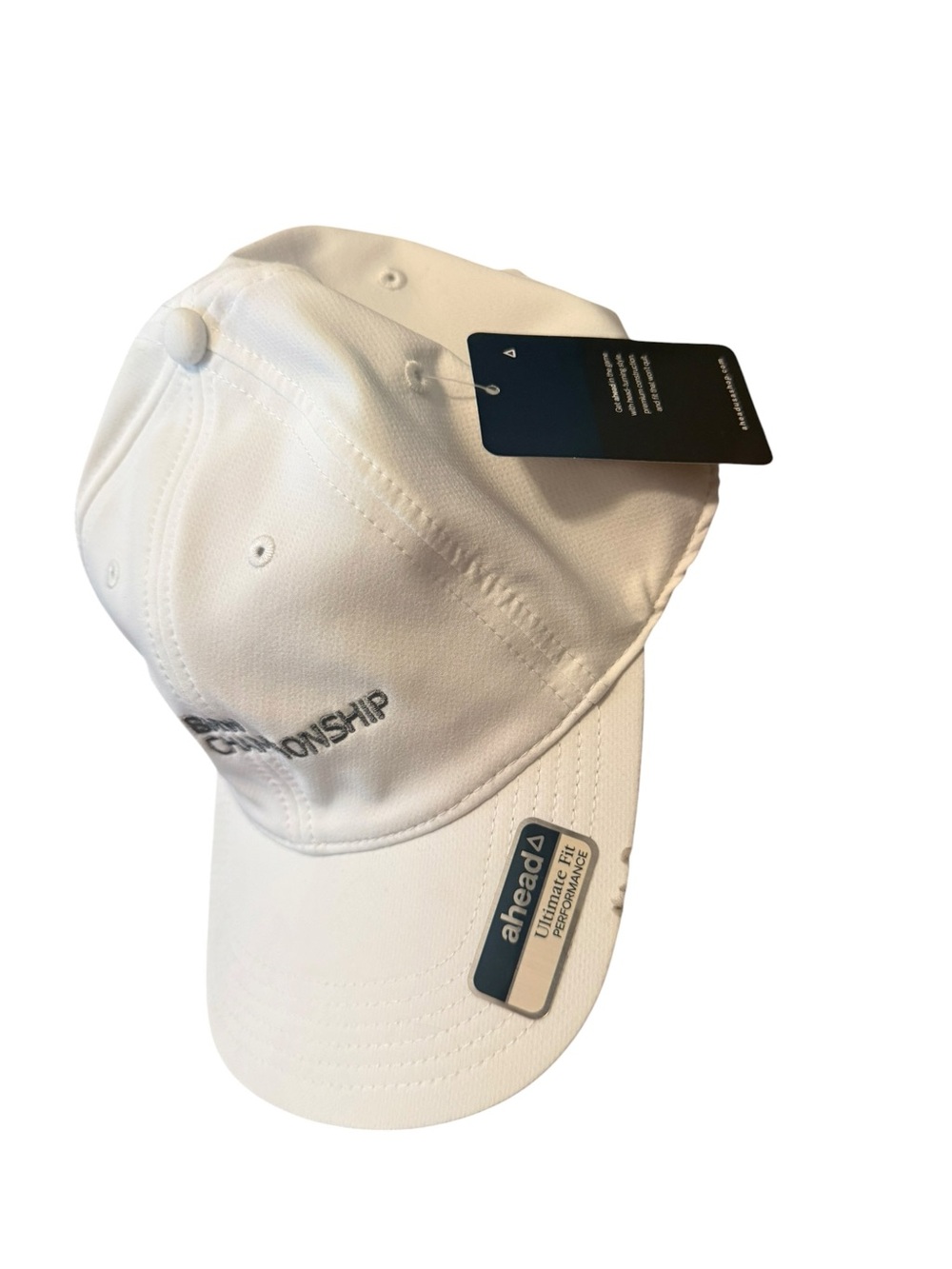 NWT BMW Championship White Ahead Performance Hat - Picture 2 of 7